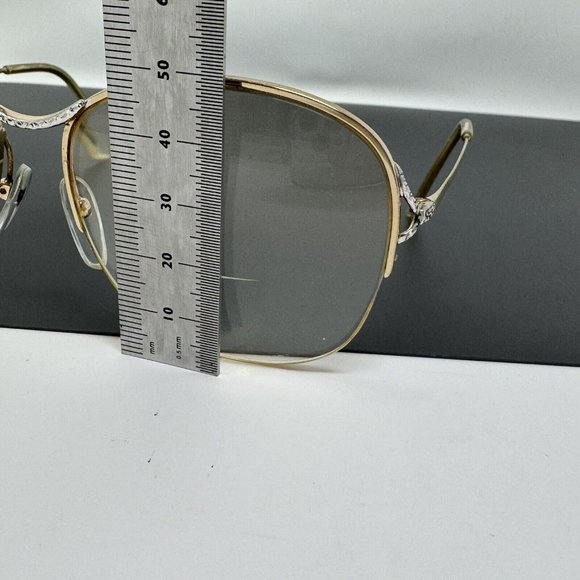 Logo Paris 12 644 000 Vintage Gold EYEGLASSES FRAMES 54 [] 15 125 Germany - Picture 12 of 16